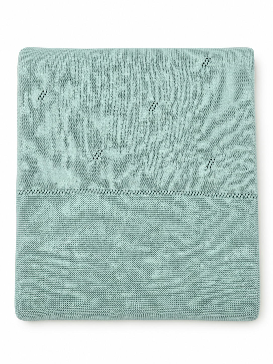 Mint Knit Blanket