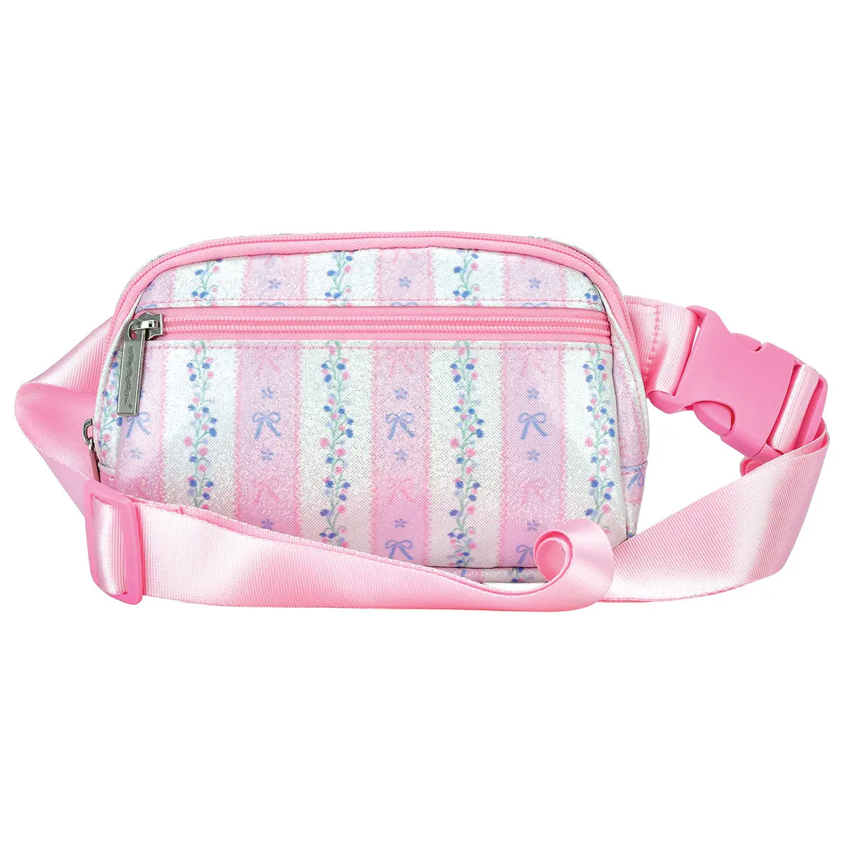 Floral Stripes Belt Bag