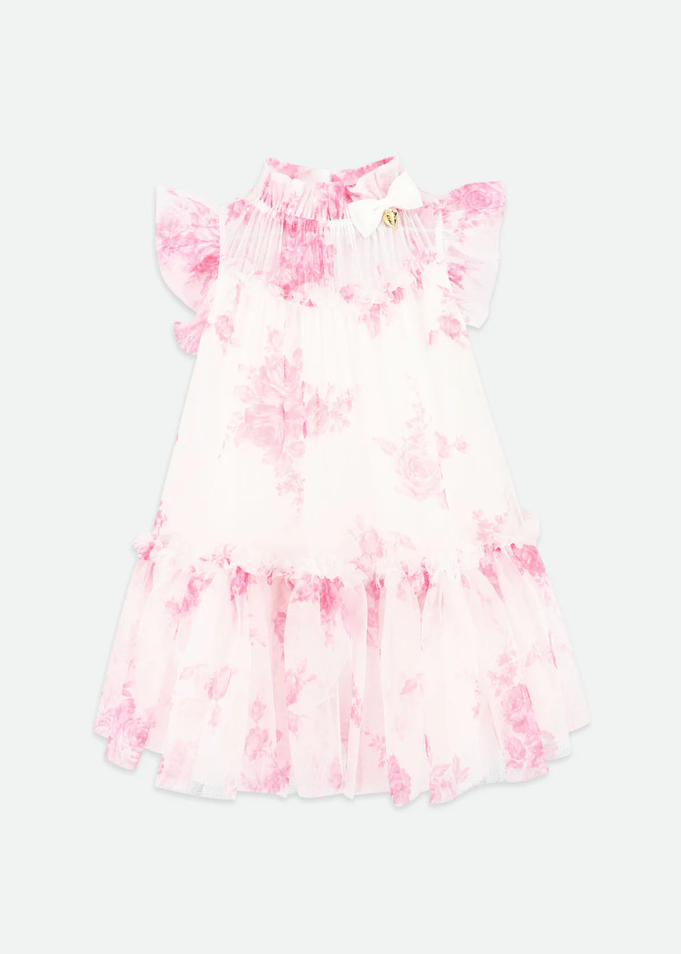 Marigold Roses Dress Snowdrop Pink