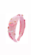 Glitter Galaxy Headband Hot Pink