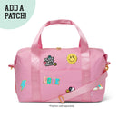 Oversized Nylon Duffle Bag - Pink