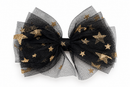 Midnight Stars Tulle Bow