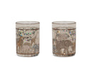 2 Pack Glitter Cups - Safari