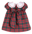 Holiday Plaid Petal Float Dress