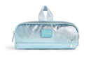 Blue Metallic Pencil Case