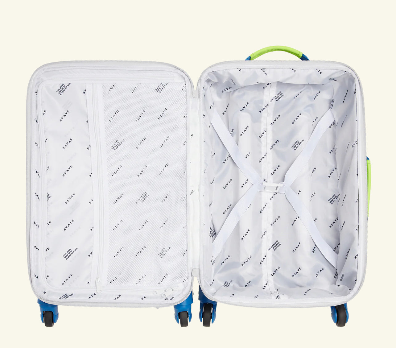 Logan Carry-On Suitcase Navy Neon
