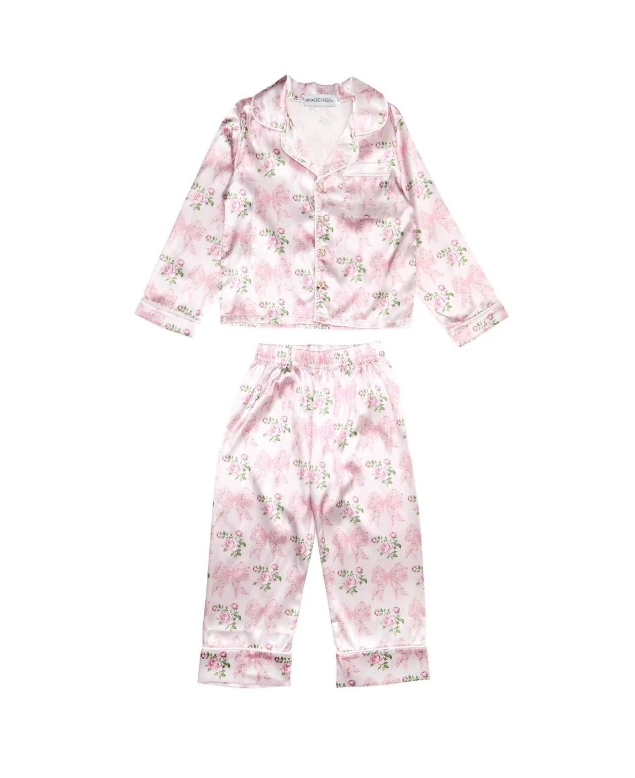 Vintage Bow Silky Set