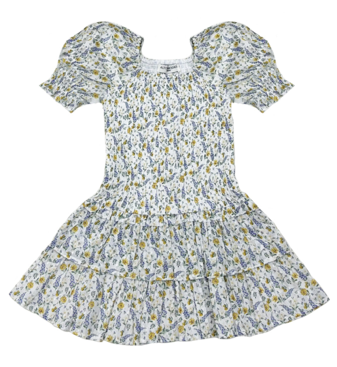 Lavender Floral Mirrorball Dress