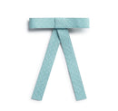 Poppy Braided Woven Patent Clip - Powder Blue