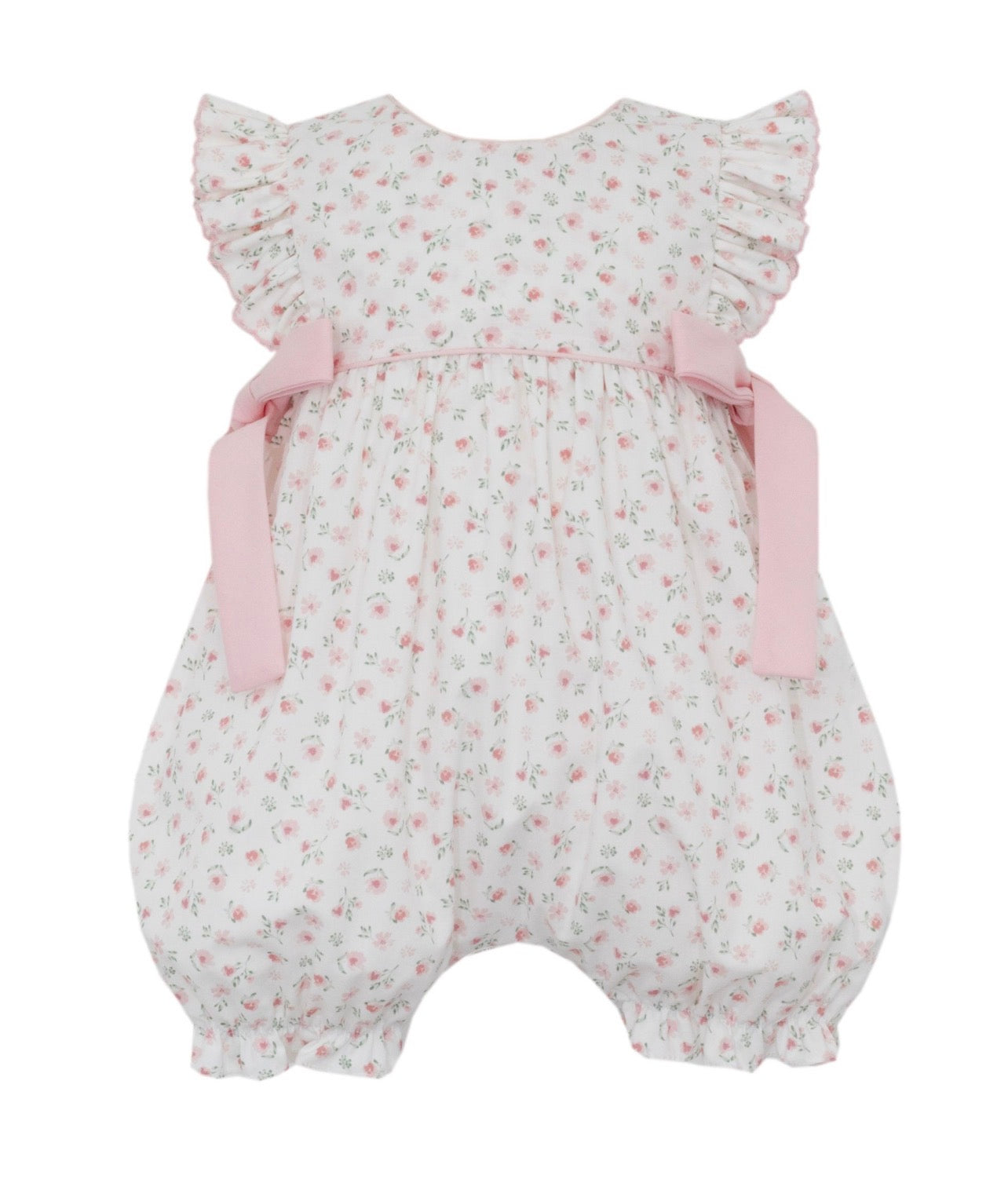 Pink Floral Romper