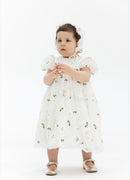 Butterflies White Baby Dress