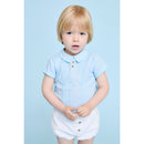 Light blue baby boy set