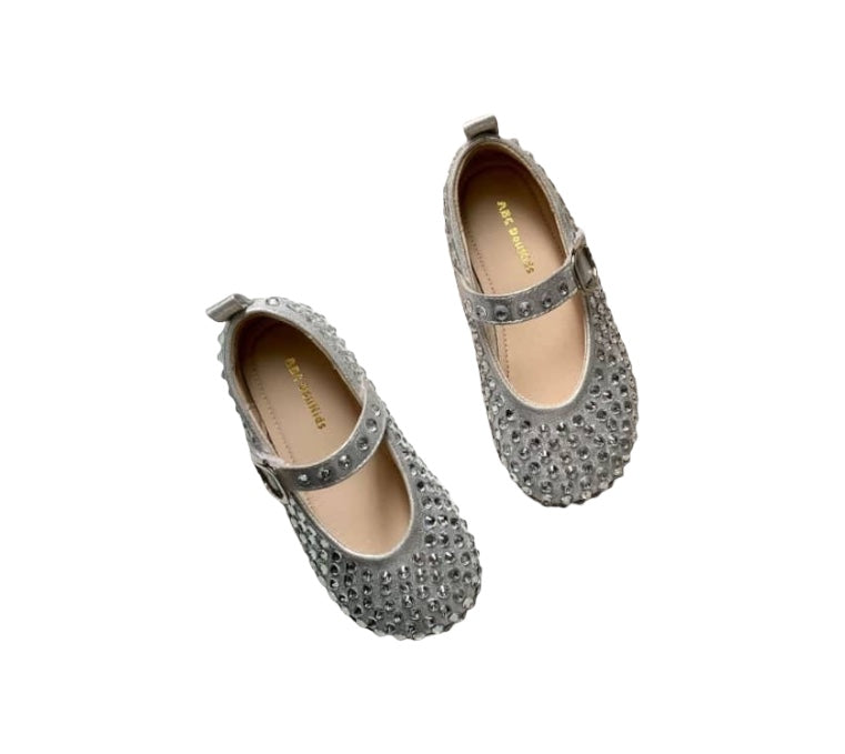 Silver Rinhestone Ballerina