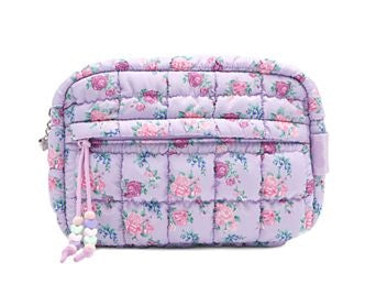 Scrunch Bow Print Pouch