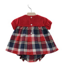 Red & Blue Baby Girl Dress