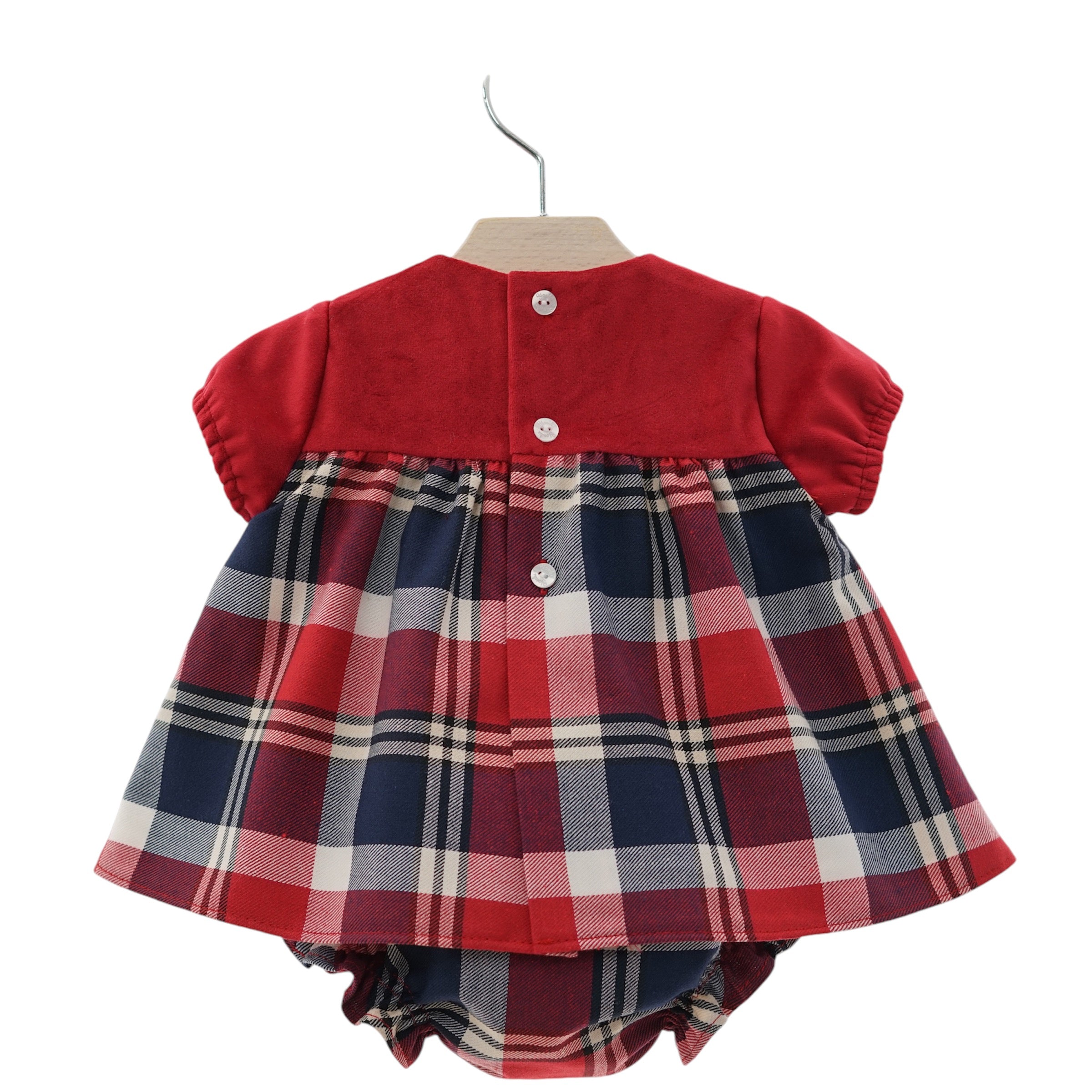 Red & Blue Baby Girl Dress