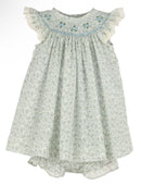 Tea Roses Smock Bishop Blue