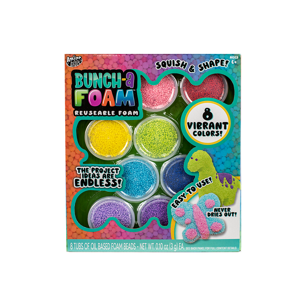 Bunch A Foam 8 Vibrant Colors