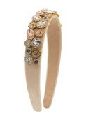 Full Jeweled Velvet Headband