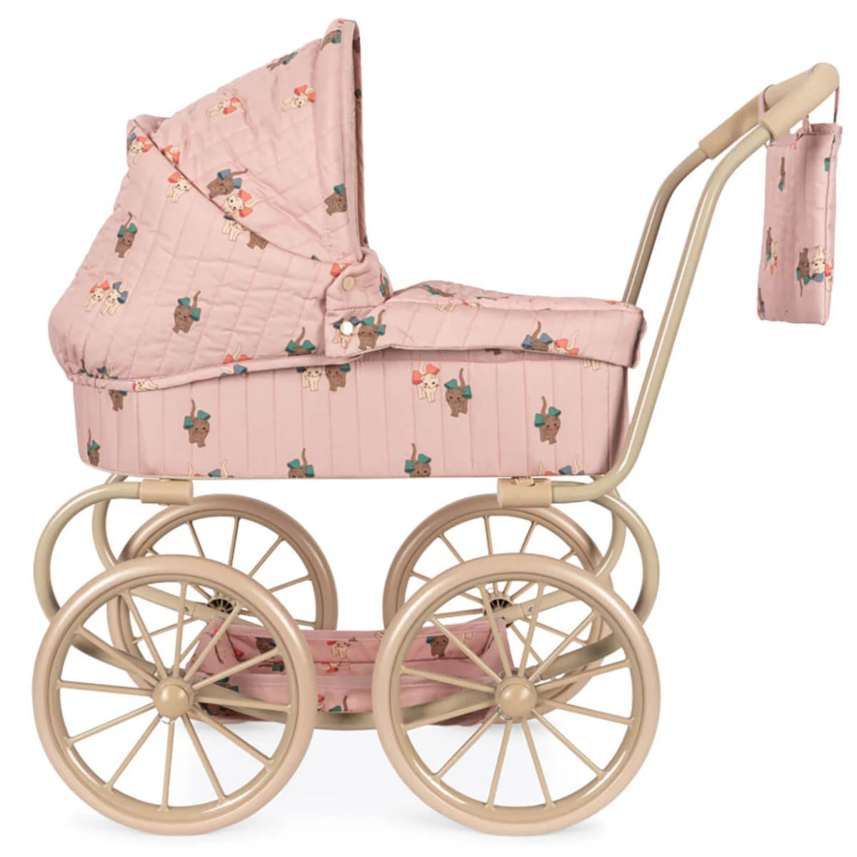 Minnie Doll Pram - Bow Kitty Pink