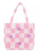 Beaded Bag - Pink & Purple