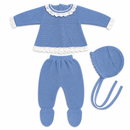 Blue Knitted Set