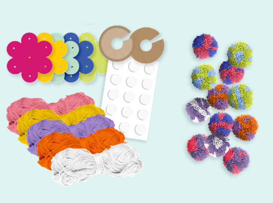 Make N’ Create Pom Pom Flowers