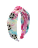 Glitter Happy Face Headband