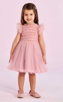 Beauty Pink Rose Dress