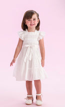 White Pearled Dress
