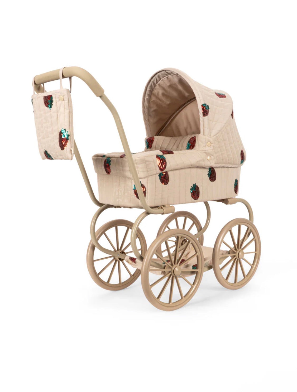 Minnie Tulle Doll Pram Strawberry