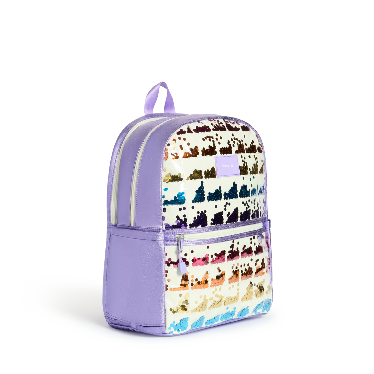 Kane Double Pocket Lilac Quilted Sequins