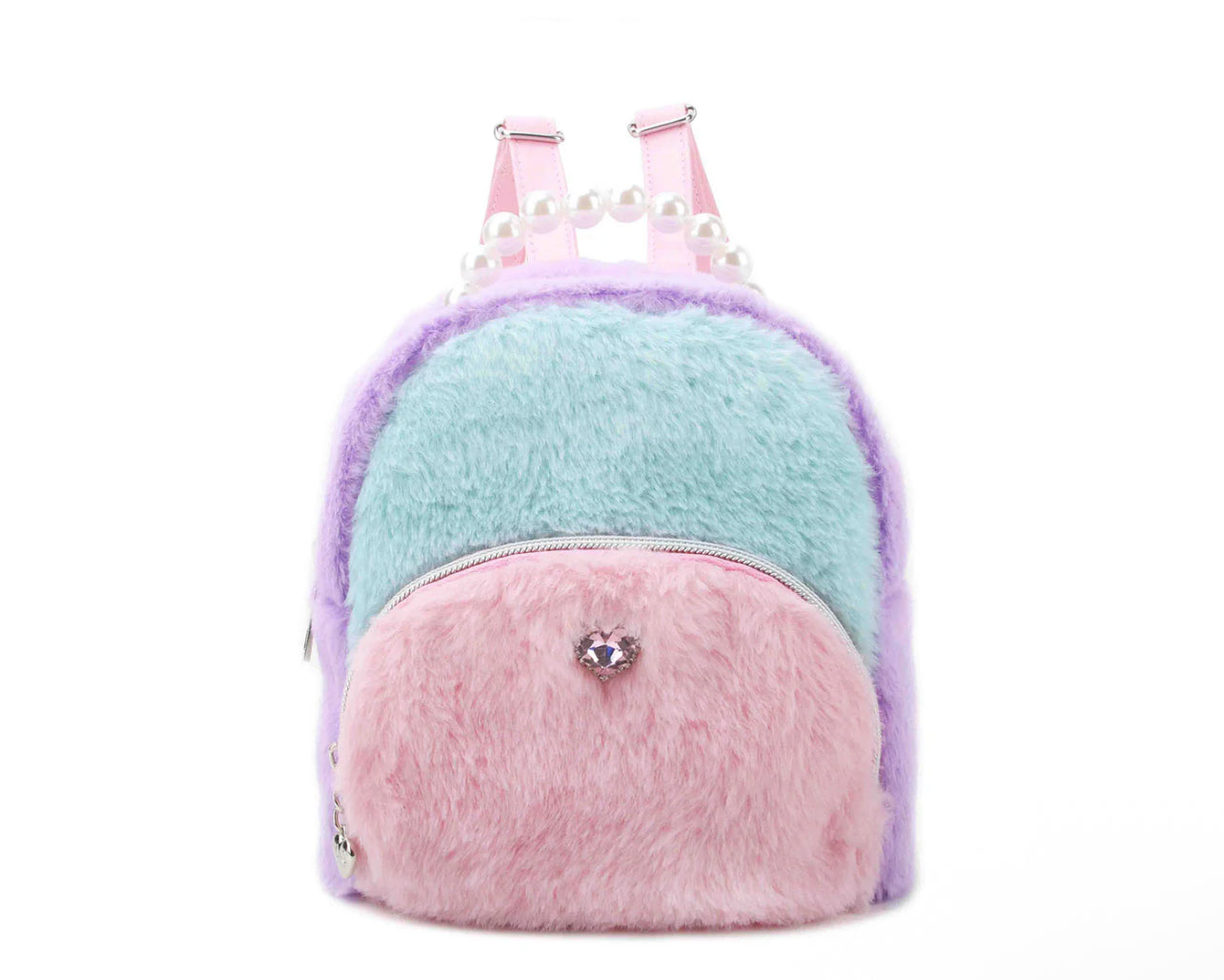 Pastel Colorblock Micro Backpack