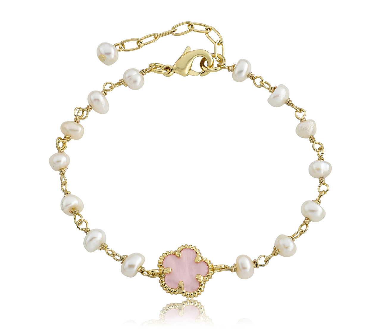 Freshwater Pearl Bracelet - Pink