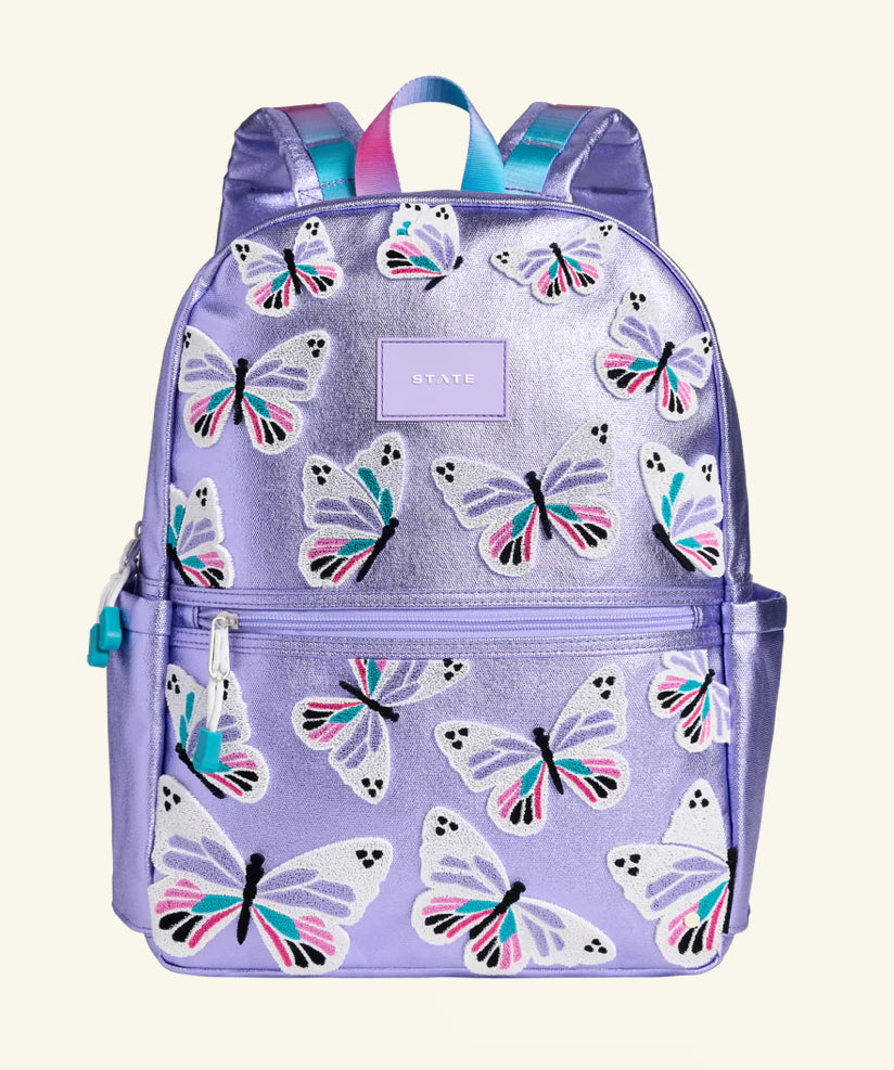 3D Butterfly Double Pocket Backpack