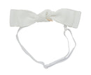 Knotted Heather Moonstitch Wrap - White