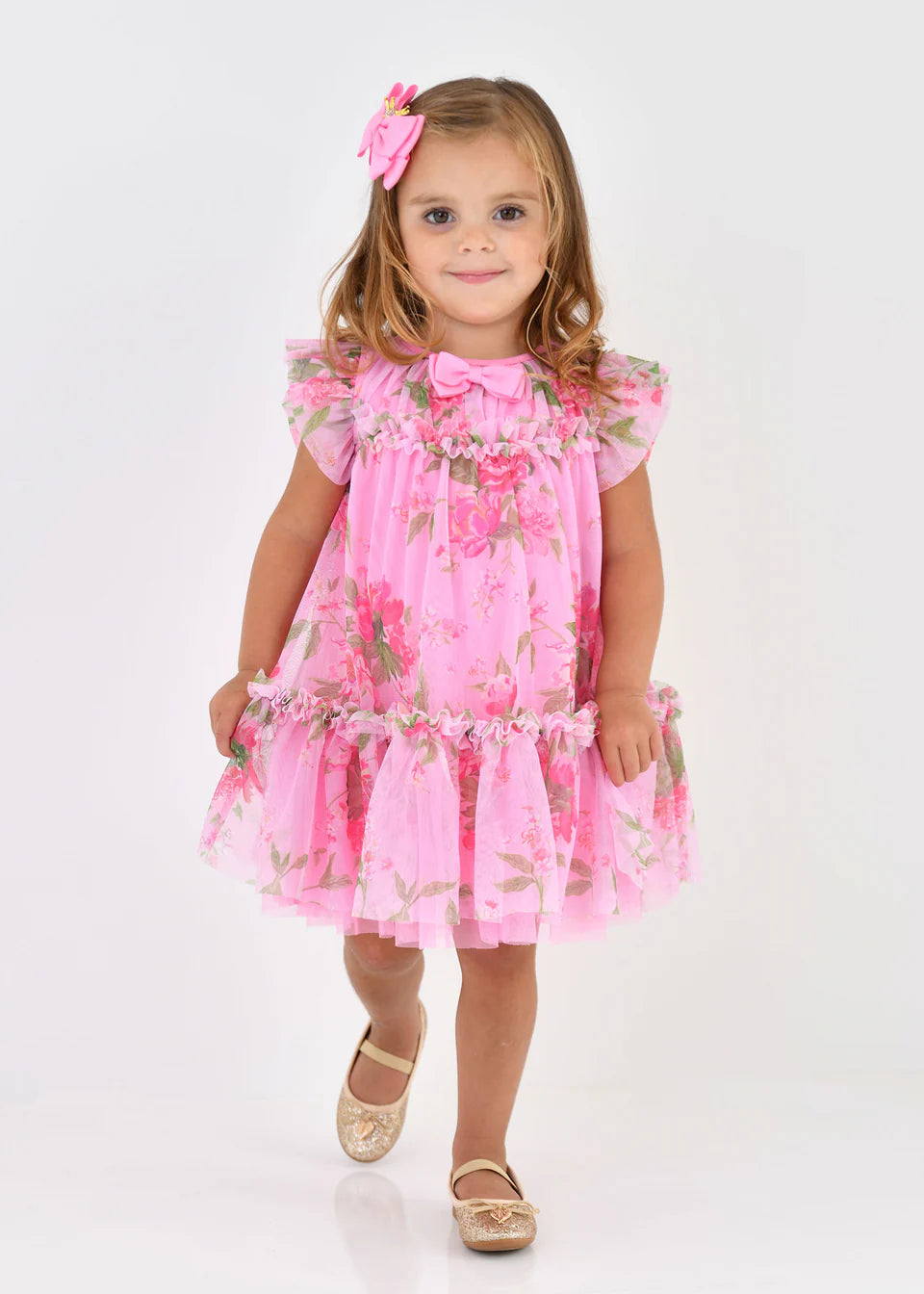 Rosebud Begonia Baby Dress