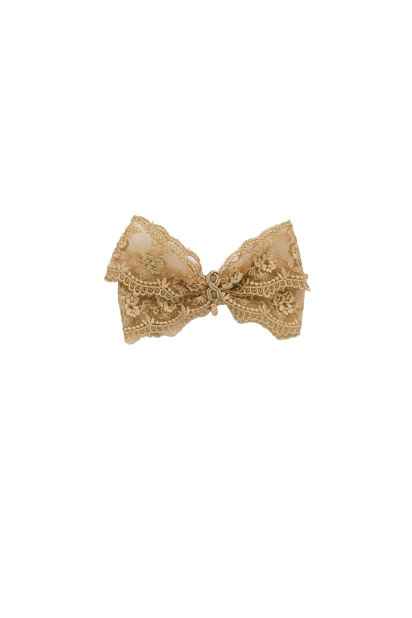 Dahlia Bow Clip - Golden