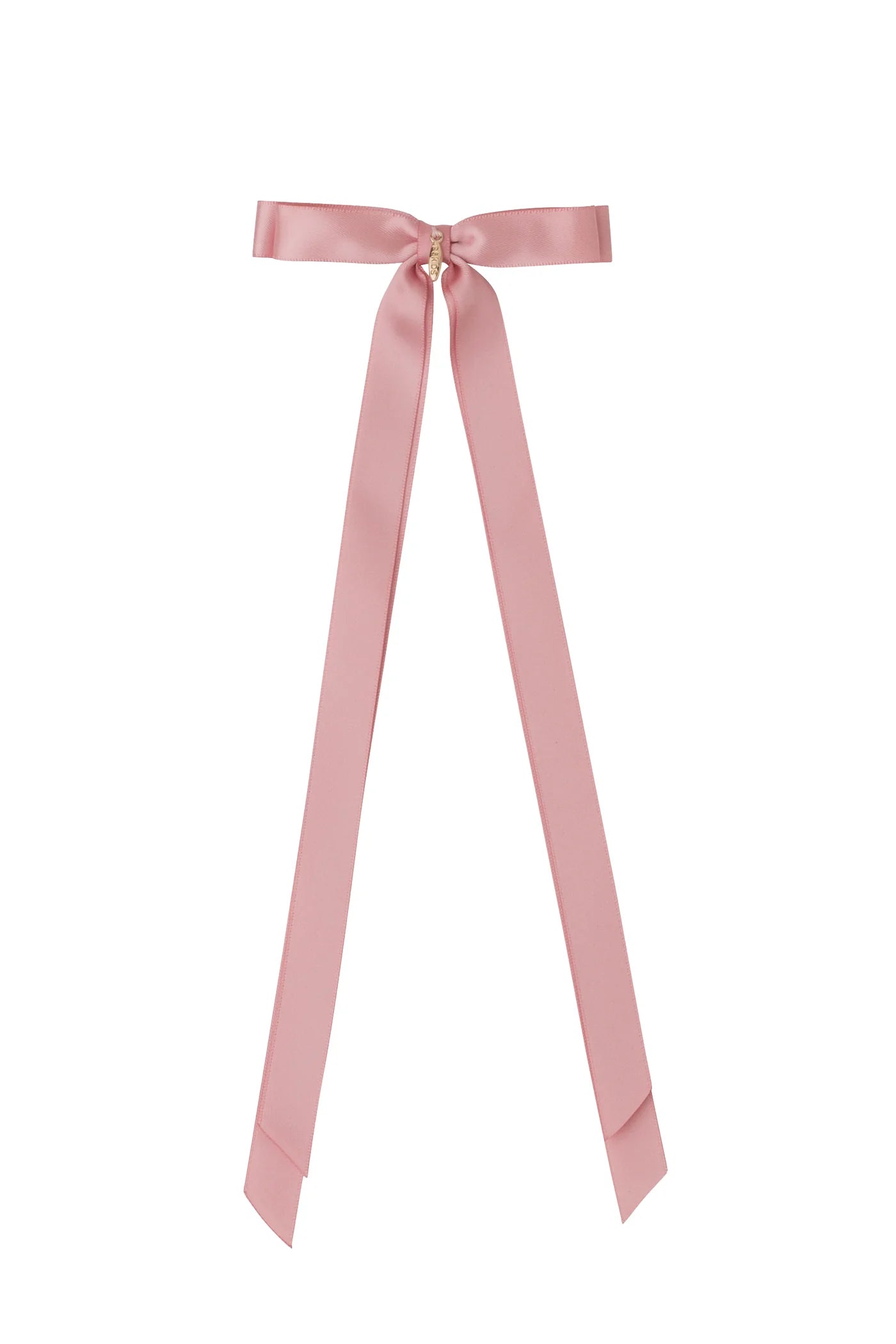 Matilda Satin Long Tail Bow - Sweet Nectar