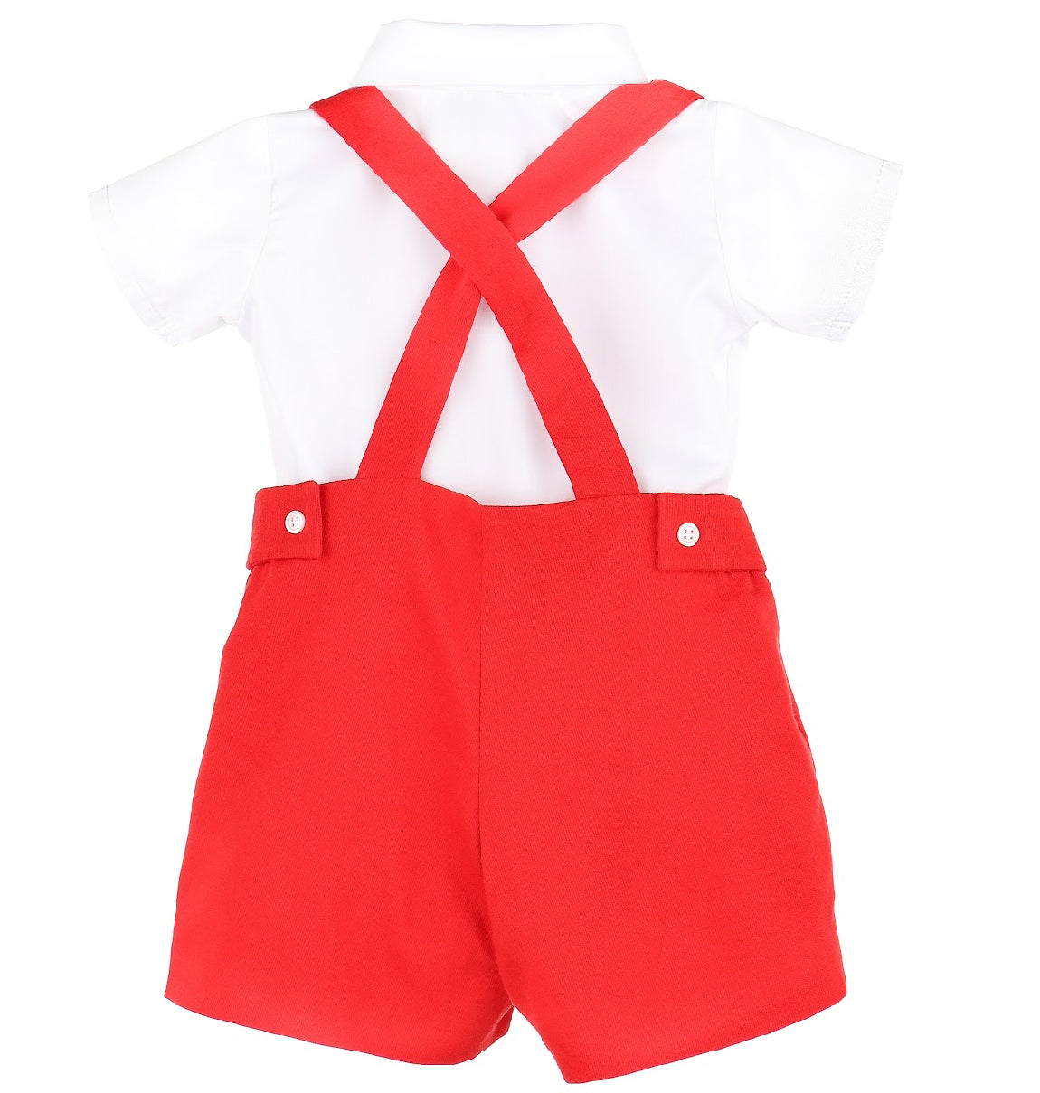 Plain Baby Boy Red Set