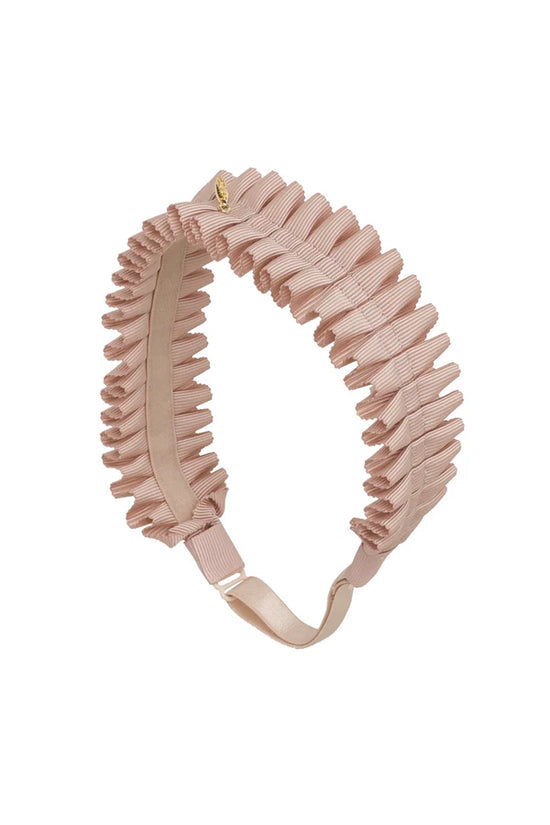 Pleated Palm Wrap - White