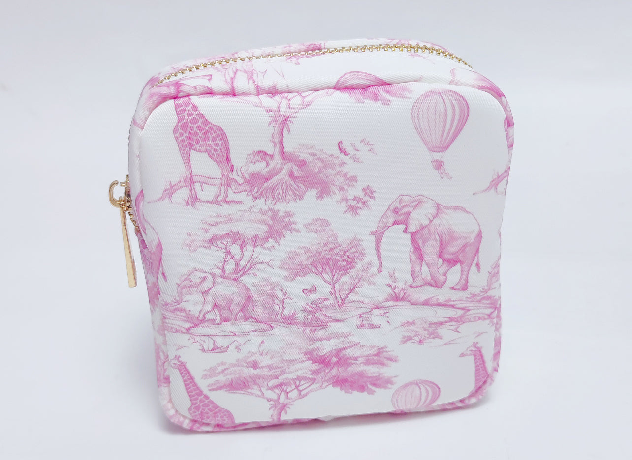 Pink Toile Print