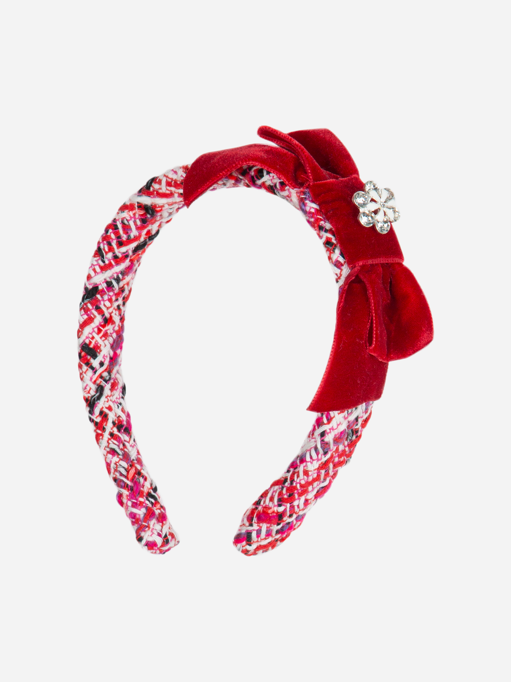 Red Tweed Headband
