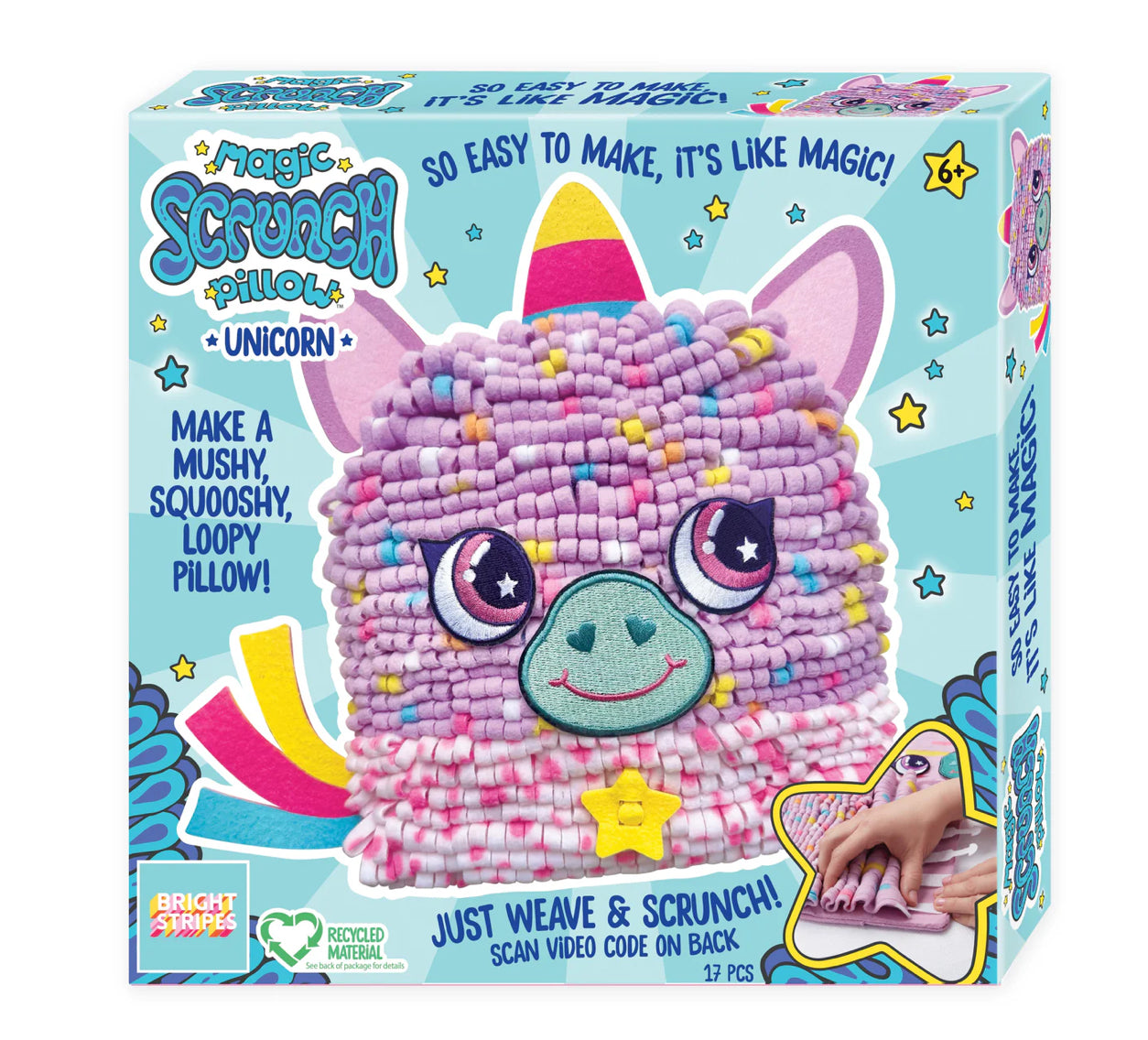 Magic Scrunch Pillow: Unicorn