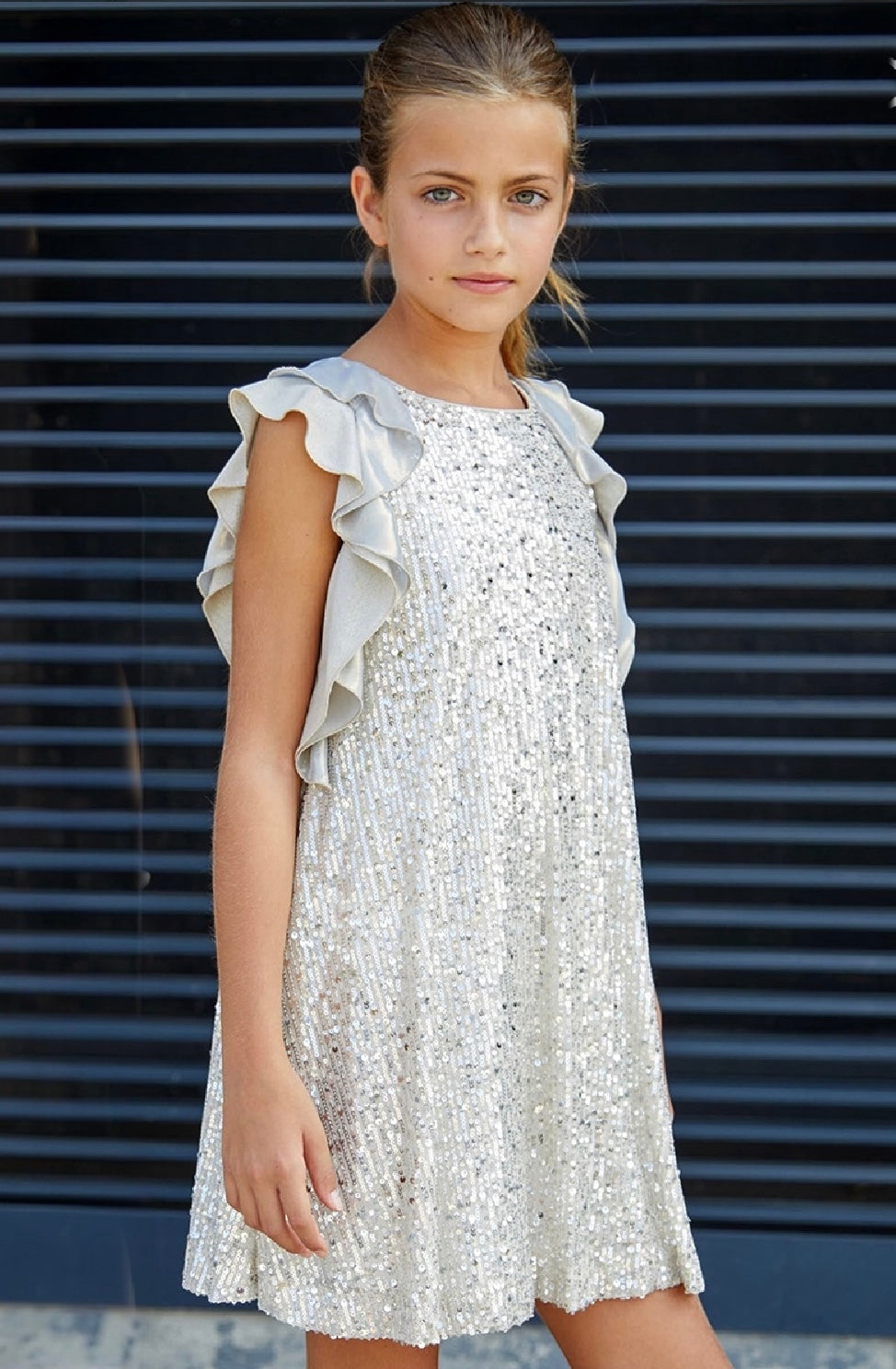 Sequins Gold Dress