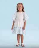 Blue Flowered Dress