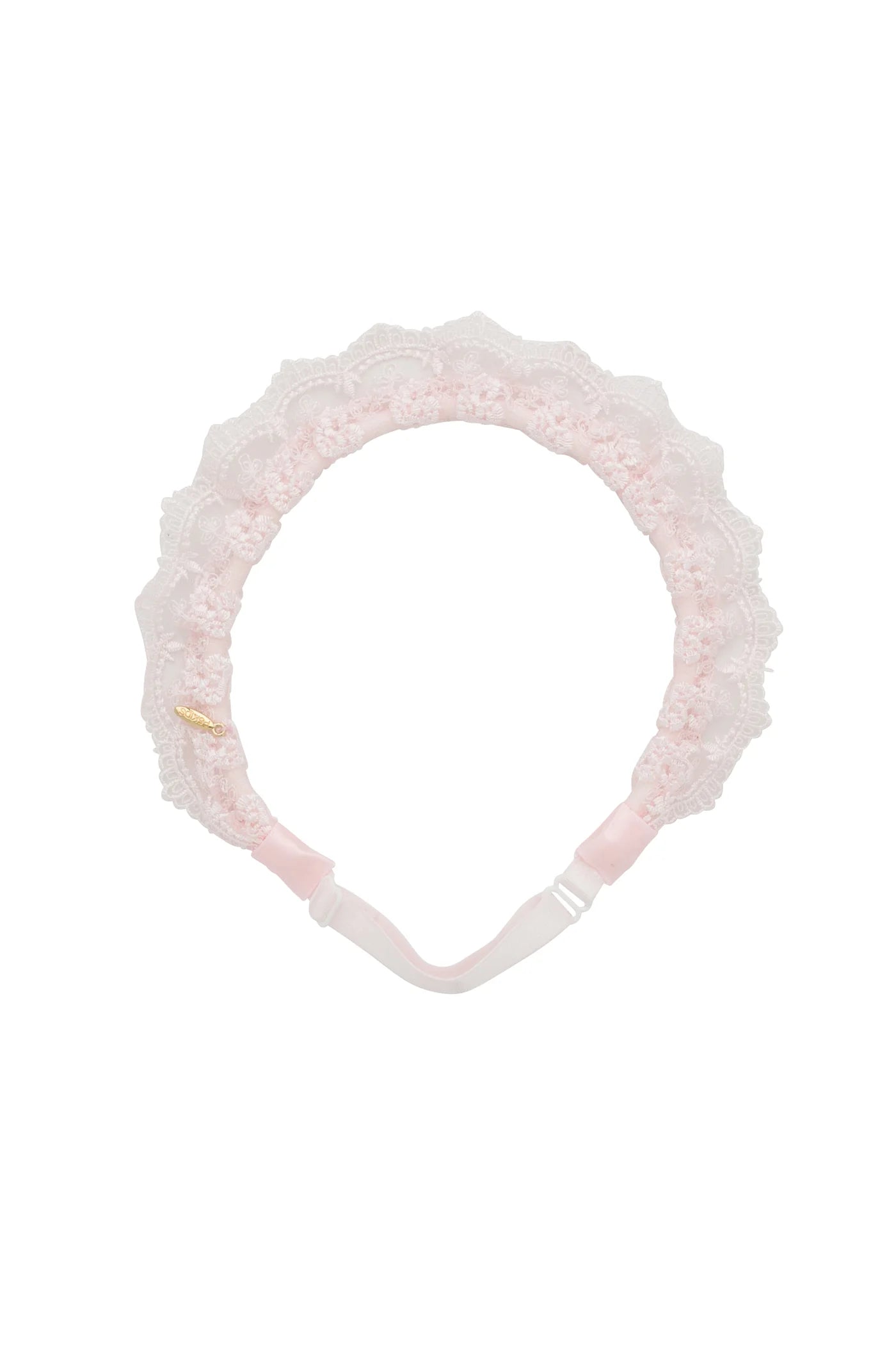 Lace Crown Wrap - Pink