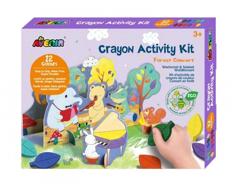 Crayon Activity Kit Forest Concert