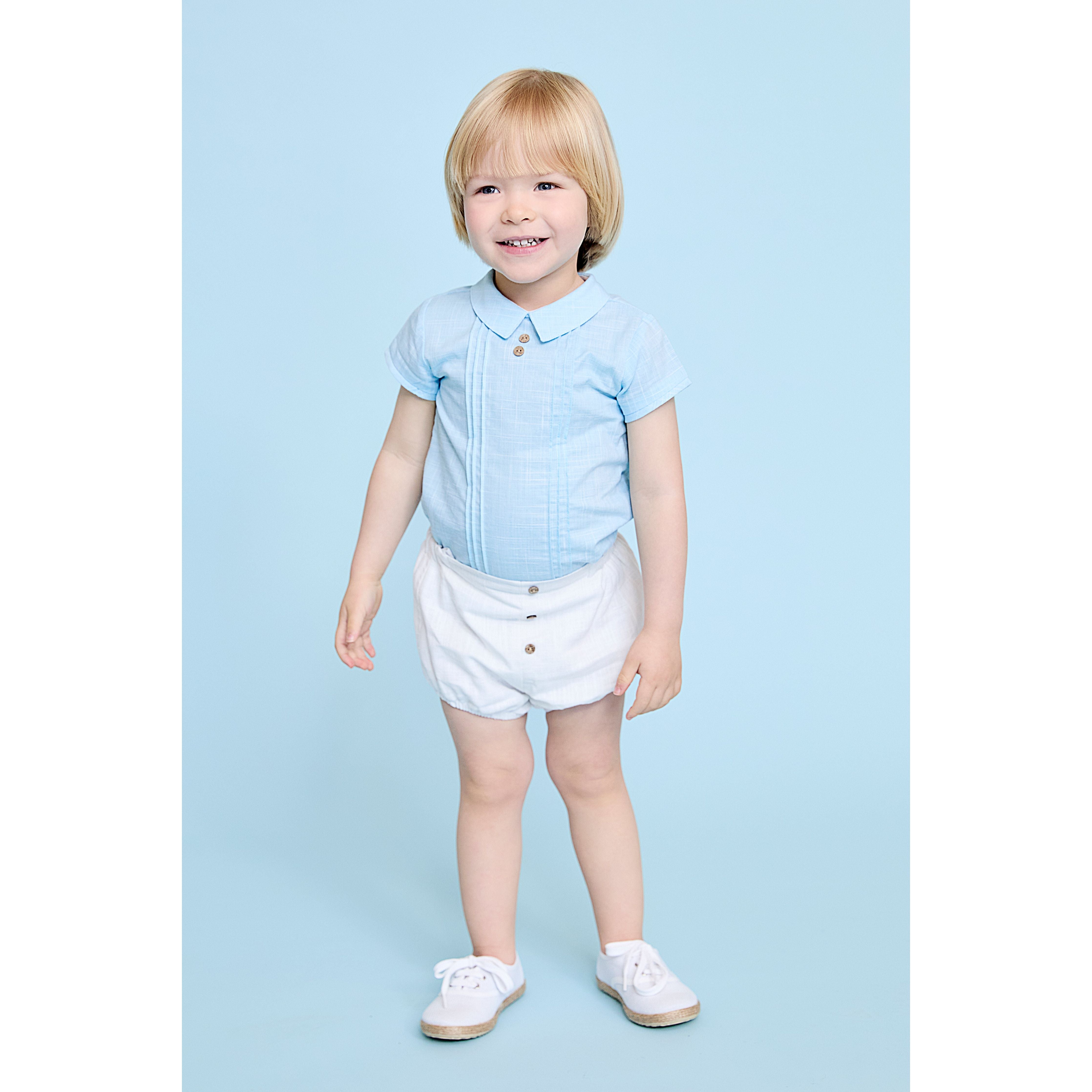 Light blue baby boy set