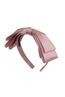 Heather Satin Headband - Blush Rose